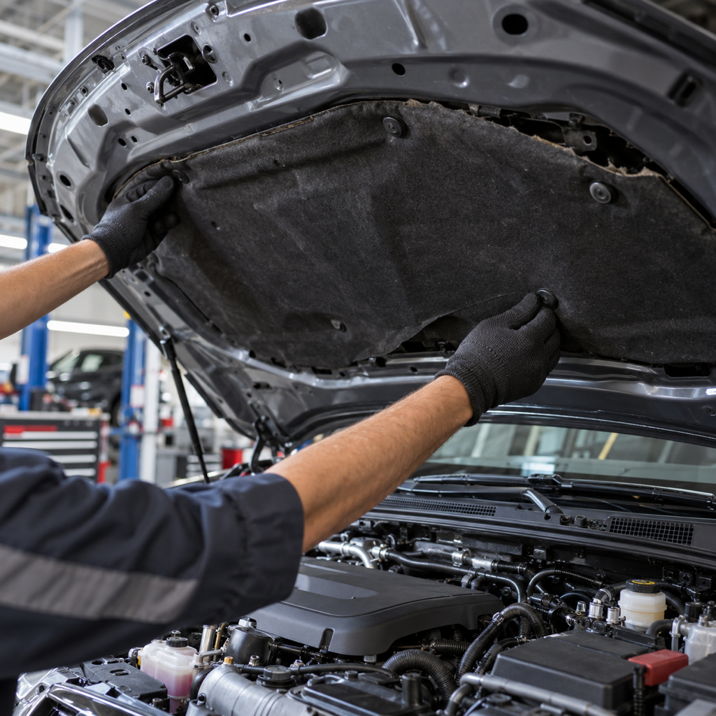 Why Your Vehicle’s Hood Insulation and Under-Hood Liners Should Be Checked After a Collision