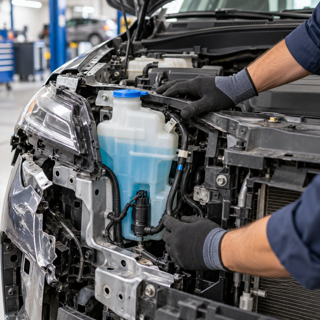 Why Your Windshield Washer System Should Be Checked After a Collision