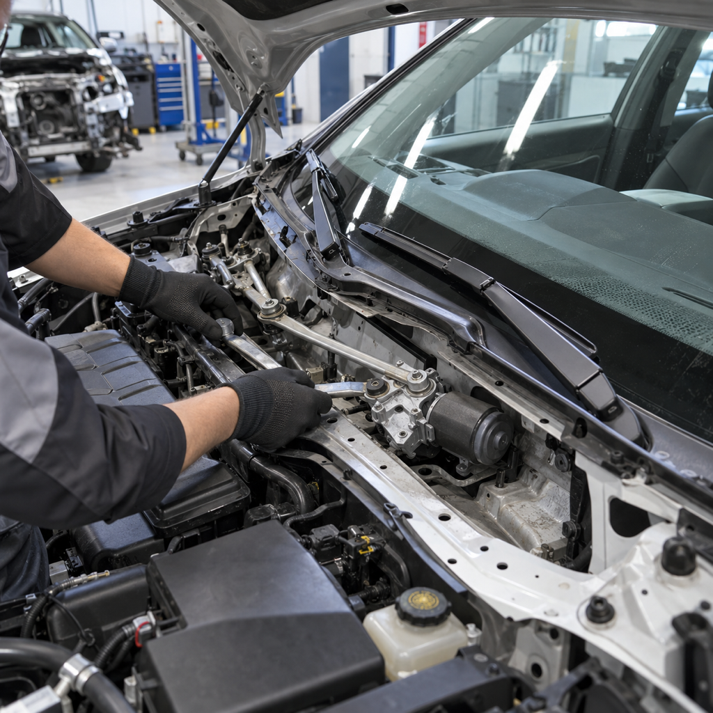 Why Your Vehicle’s Windshield Wiper System Should Be Checked After a Front-End Collision